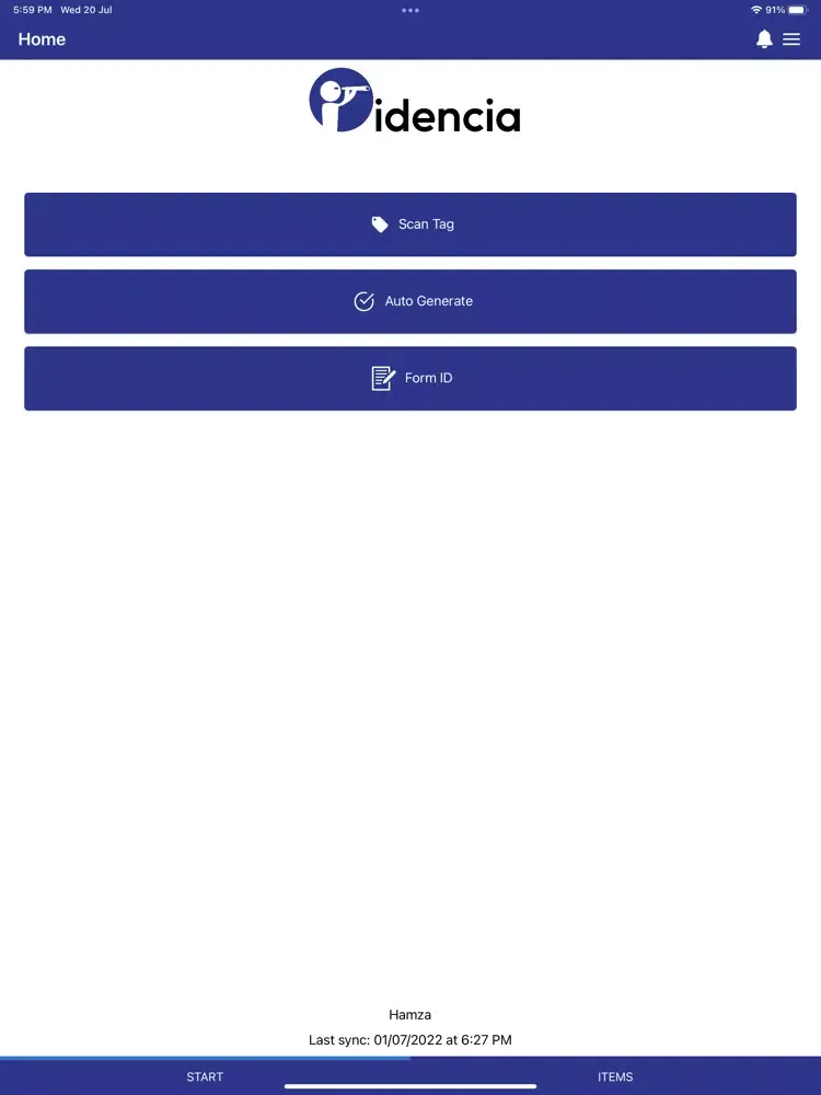 Idencia (zebra scanner only) iPad 应用截图